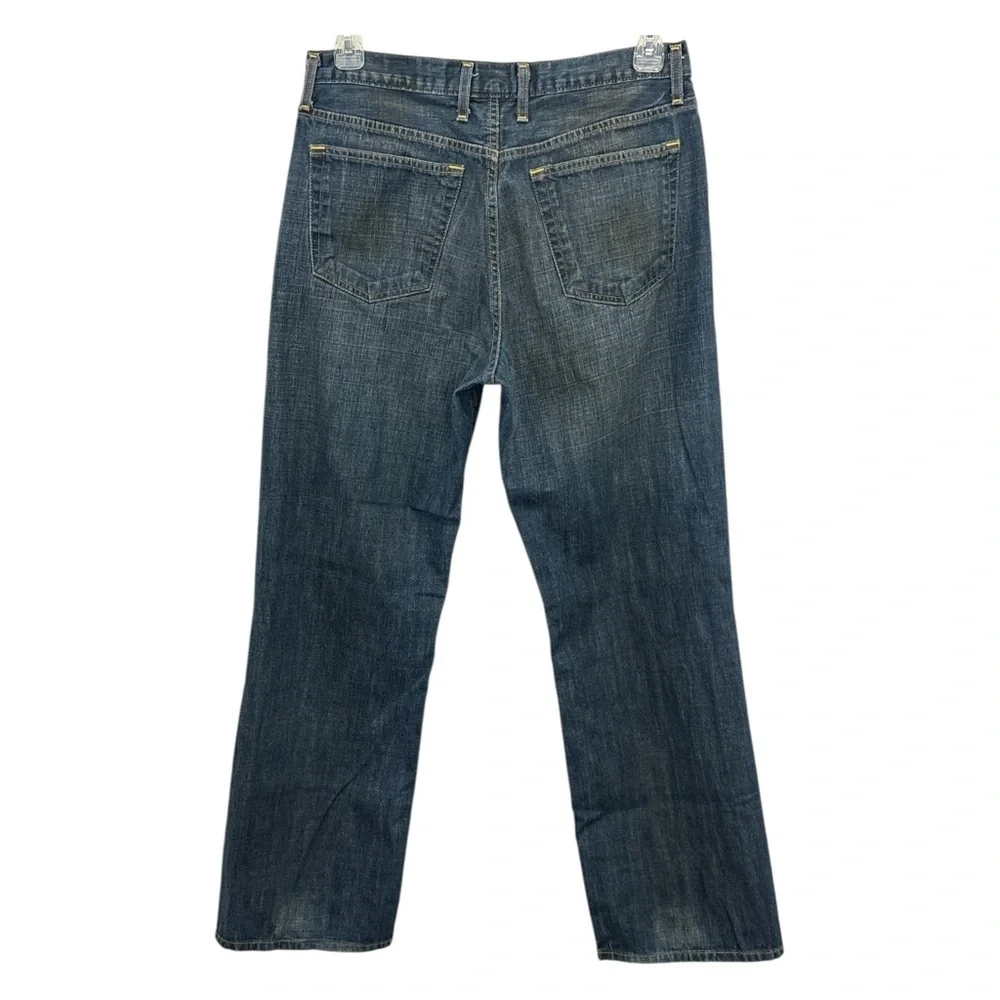 Mossimo Mossissue Men's Dark Blue Denim Jeans Size 33x32 Cotton Straight Leg